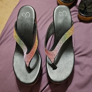 Colorful Rhinestone Women's Sandals